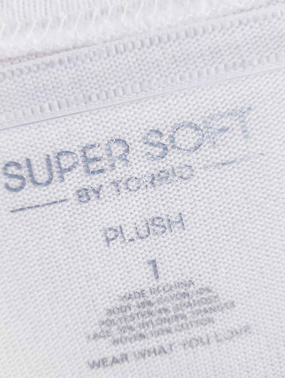 Torrid Eyelet Sleeve Pullover Plush Top Blouse - Picture 8 of 9